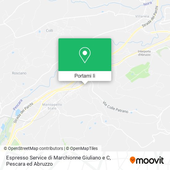 Mappa Espresso Service di Marchionne Giuliano e C