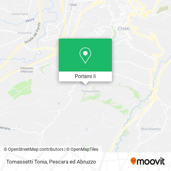 Mappa Tomassetti Tonia