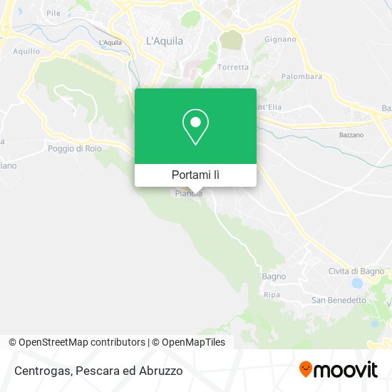 Mappa Centrogas