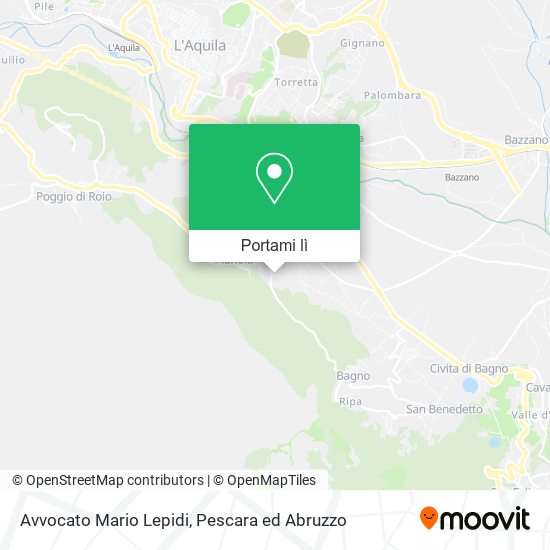 Mappa Avvocato Mario Lepidi