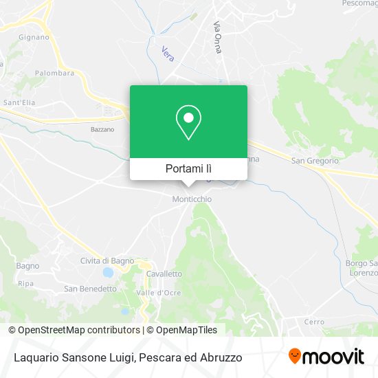 Mappa Laquario Sansone Luigi