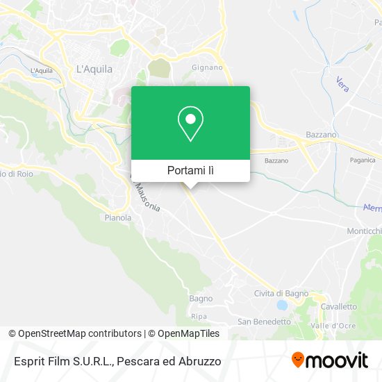 Mappa Esprit Film S.U.R.L.