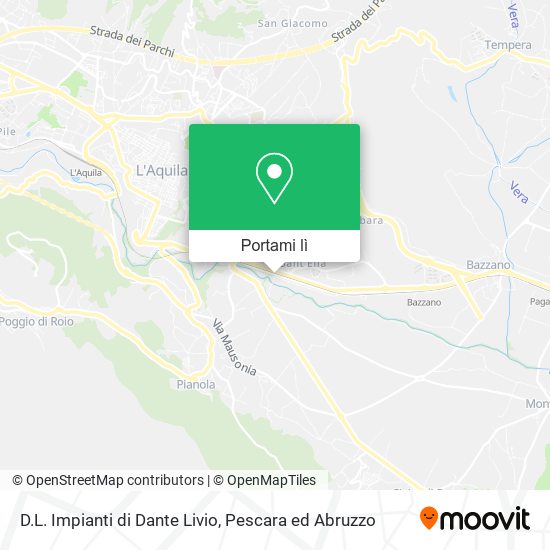 Mappa D.L. Impianti di Dante Livio