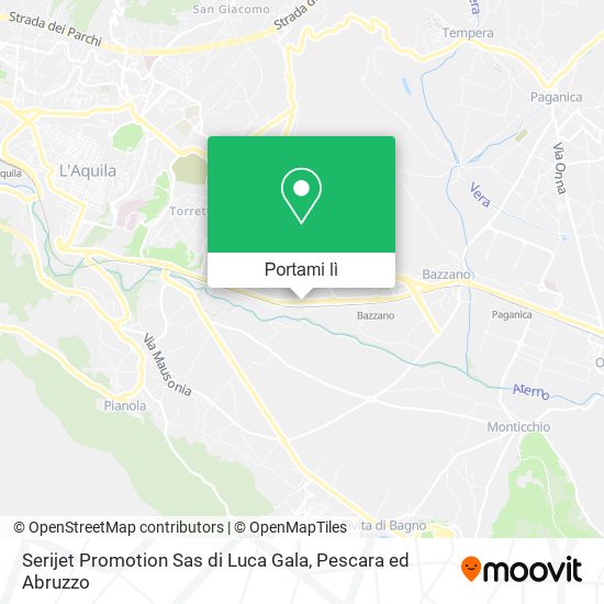 Mappa Serijet Promotion Sas di Luca Gala