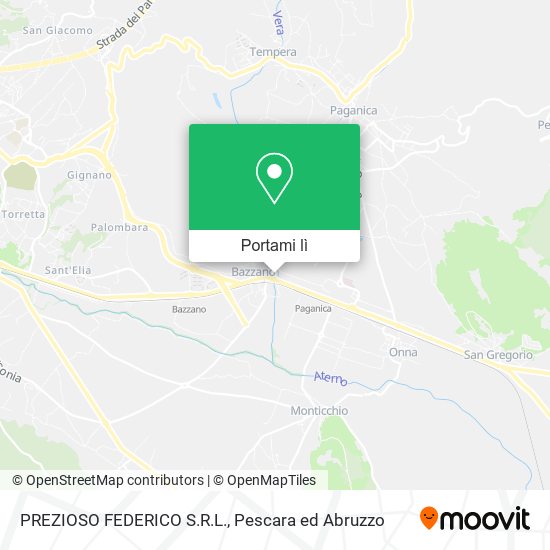 Mappa PREZIOSO FEDERICO S.R.L.