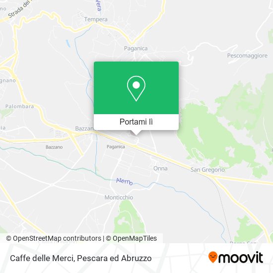 Mappa Caffe delle Merci