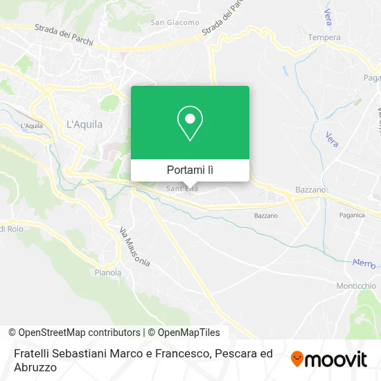 Mappa Fratelli Sebastiani Marco e Francesco