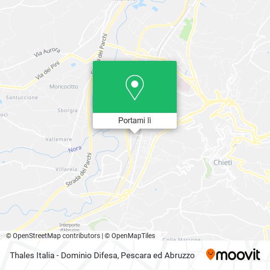 Mappa Thales Italia - Dominio Difesa