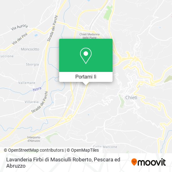 Mappa Lavanderia Firbi di Masciulli Roberto