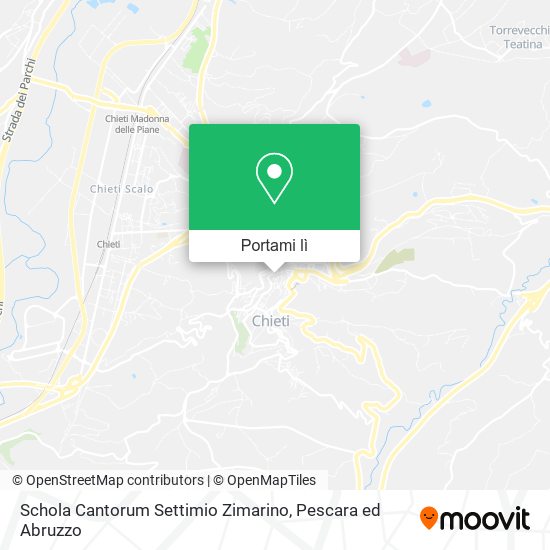 Mappa Schola Cantorum Settimio Zimarino