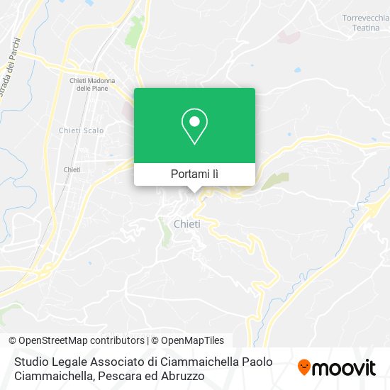 Mappa Studio Legale Associato di Ciammaichella Paolo Ciammaichella