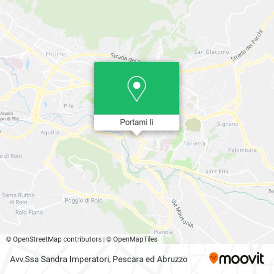 Mappa Avv.Ssa Sandra Imperatori