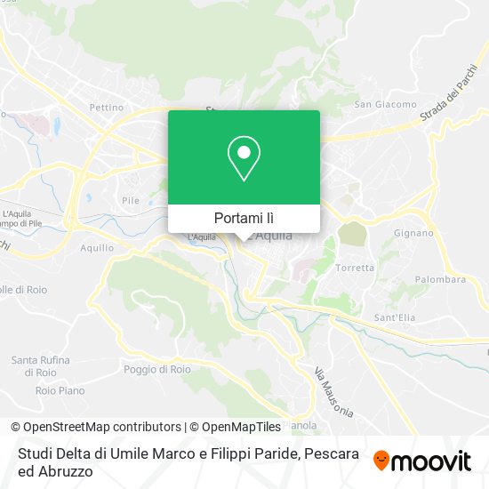 Mappa Studi Delta di Umile Marco e Filippi Paride