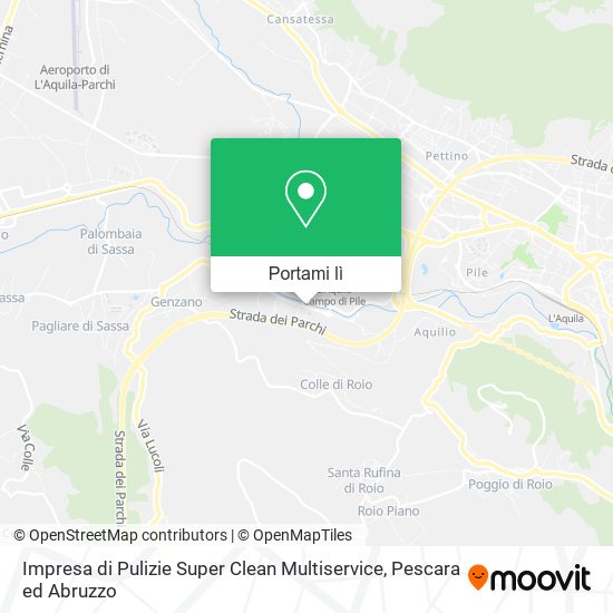 Mappa Impresa di Pulizie Super Clean Multiservice