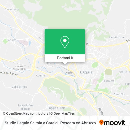 Mappa Studio Legale Scimia e Cataldi