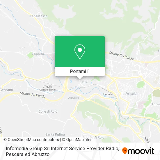 Mappa Infomedia Group Srl Internet Service Provider Radio