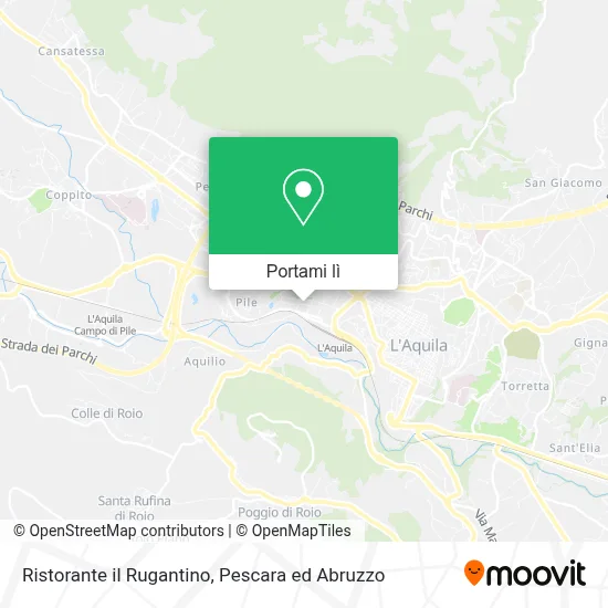 Mappa Ristorante il Rugantino