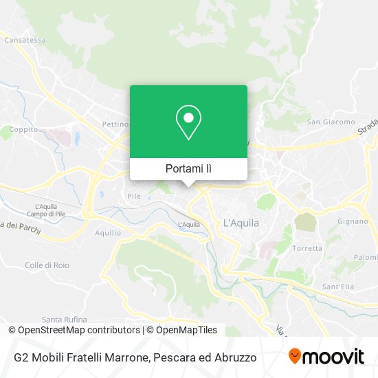 Mappa G2 Mobili Fratelli Marrone