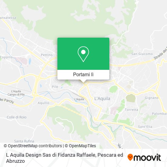 Mappa L Aquila Design Sas di Fidanza Raffaele