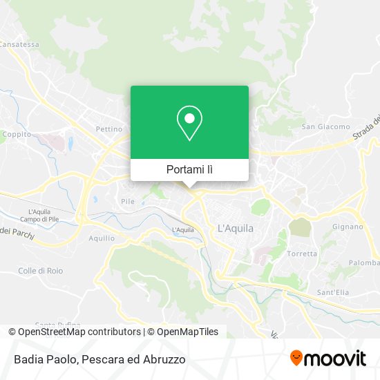 Mappa Badia Paolo