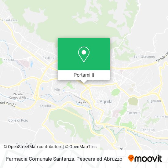 Mappa Farmacia Comunale Santanza