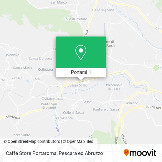 Mappa Caffé Store Portaroma