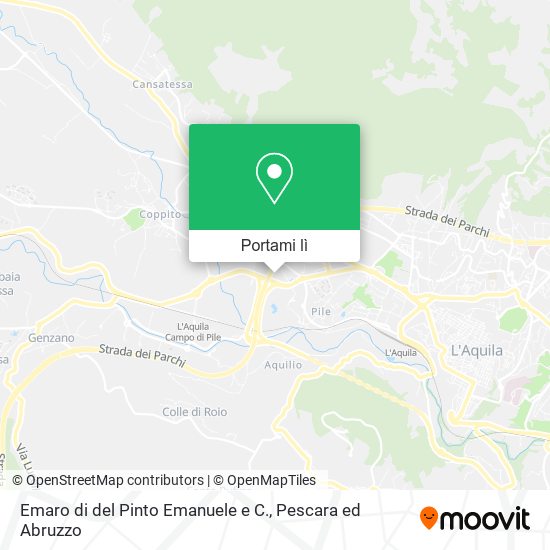 Mappa Emaro di del Pinto Emanuele e C.