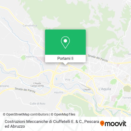 Mappa Costruzioni Meccaniche di Ciuffetelli E. & C.