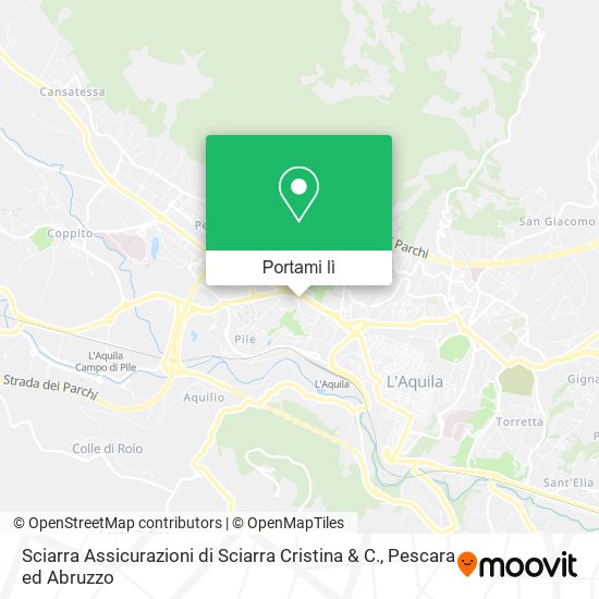 Mappa Sciarra Assicurazioni di Sciarra Cristina & C.