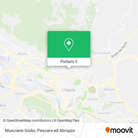 Mappa Musciano Giulio