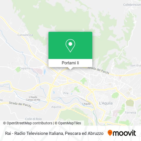 Mappa Rai - Radio Televisione Italiana