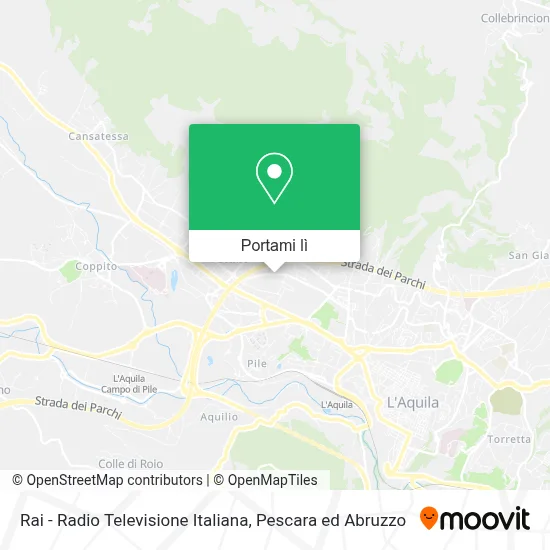 Mappa Rai - Radio Televisione Italiana
