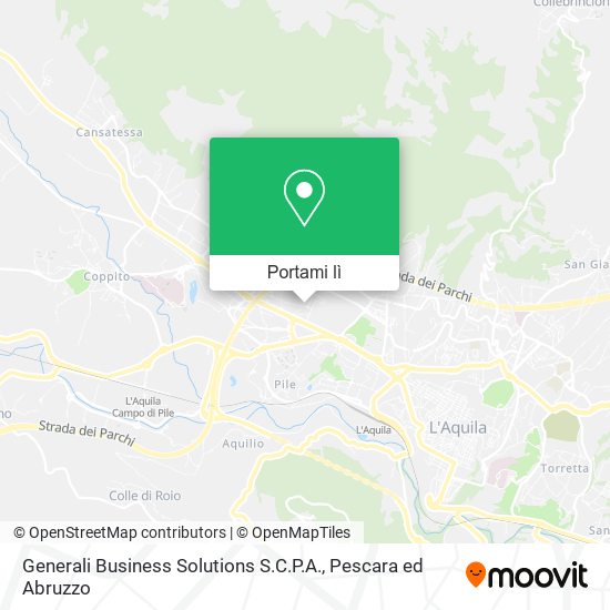 Mappa Generali Business Solutions S.C.P.A.