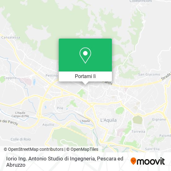 Mappa Iorio Ing. Antonio Studio di Ingegneria