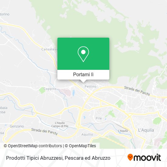 Mappa Prodotti Tipici Abruzzesi