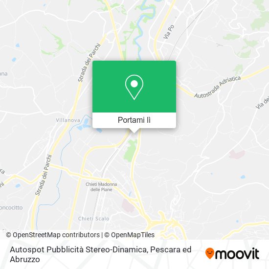 Mappa Autospot Pubblicità Stereo-Dinamica
