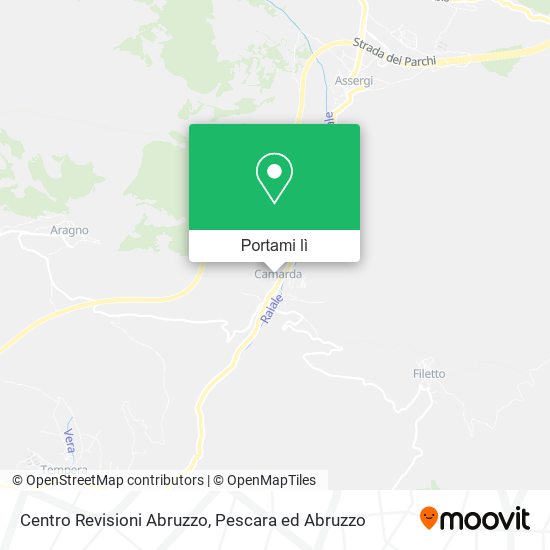 Mappa Centro Revisioni Abruzzo