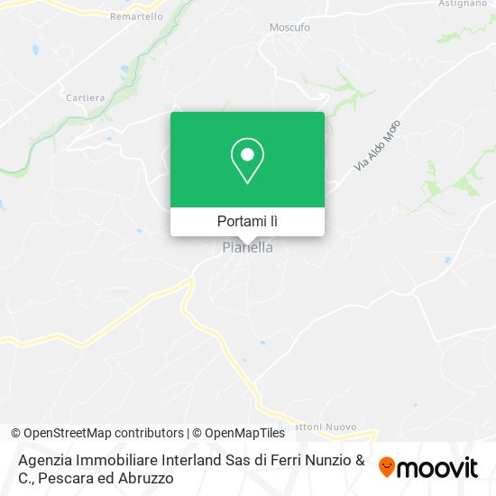 Mappa Agenzia Immobiliare Interland Sas di Ferri Nunzio & C.