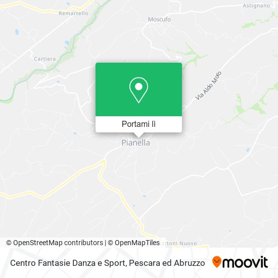 Mappa Centro Fantasie Danza e Sport