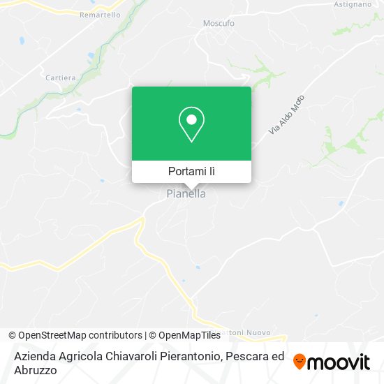 Mappa Azienda Agricola Chiavaroli Pierantonio