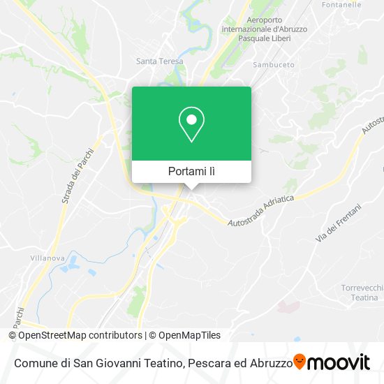 Mappa Comune di San Giovanni Teatino