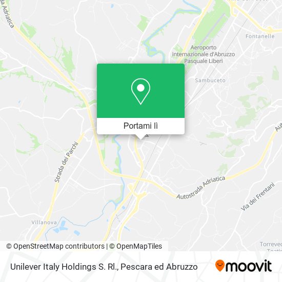 Mappa Unilever Italy Holdings S. Rl.