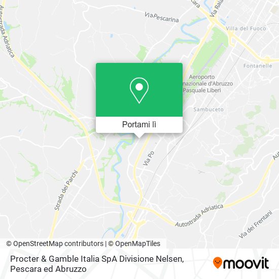 Mappa Procter & Gamble Italia SpA Divisione Nelsen