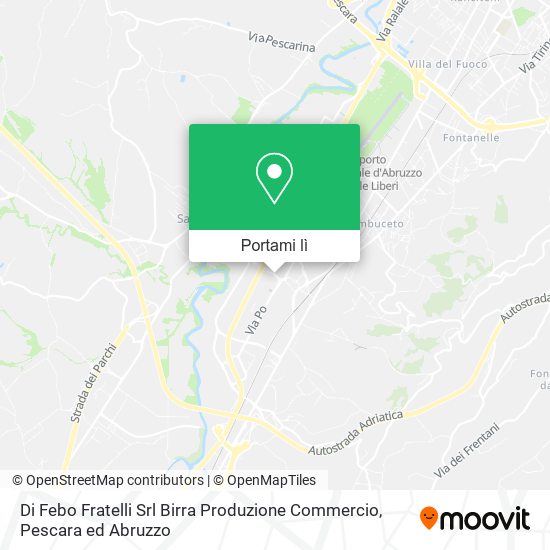 Mappa Di Febo Fratelli Srl Birra Produzione Commercio