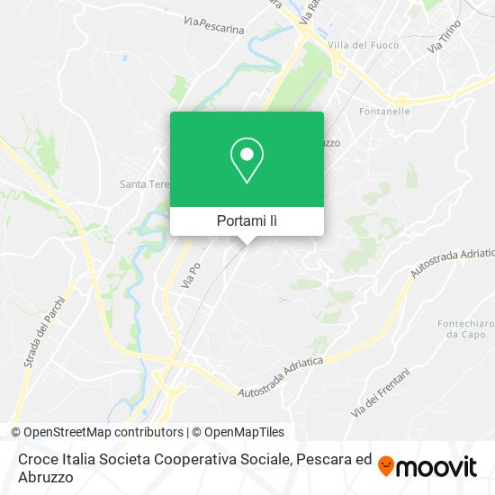 Mappa Croce Italia Societa Cooperativa Sociale