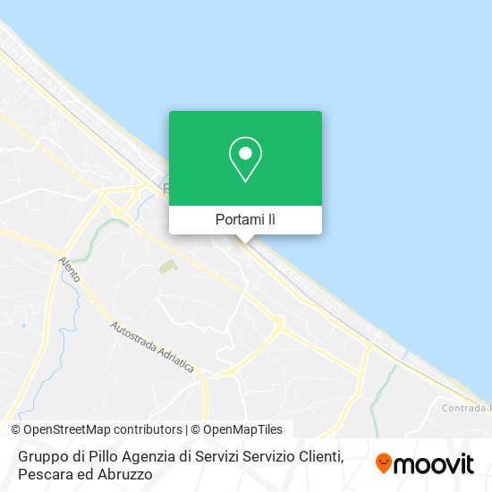 Mappa Gruppo di Pillo Agenzia di Servizi Servizio Clienti