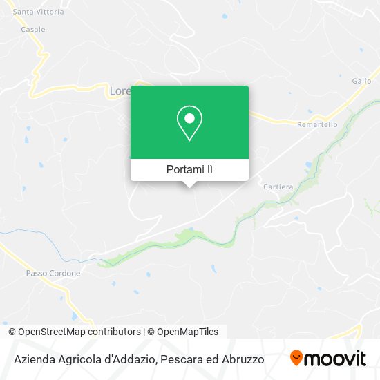 Mappa Azienda Agricola d'Addazio