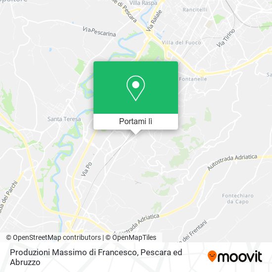 Mappa Produzioni Massimo di Francesco