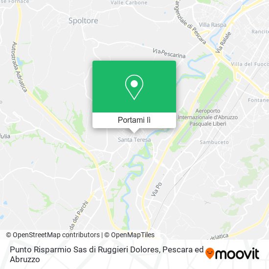 Mappa Punto Risparmio Sas di Ruggieri Dolores