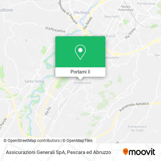 Mappa Assicurazioni Generali SpA